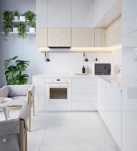 9 ý tưởng cải thiện không gian bếp nhỏ hẹp